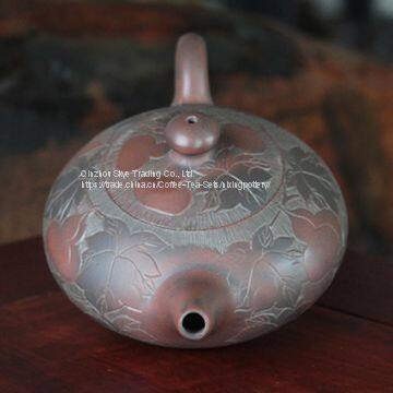 Qinzhou of China Nixing Pottery Pure Handmade Nixing Pot 200ML Small Teapot photo-2