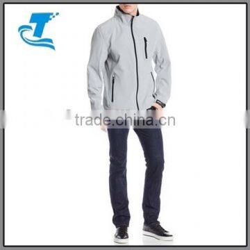 Latest Front Zip Men's Soft Shell Jacket