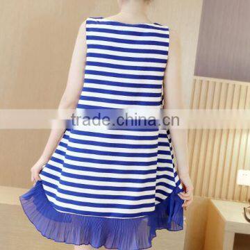 Zm51279a Pregnant Dress Strip Ladies Clothes for Maternity Women photo-6