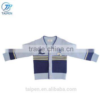 Woolen Baby Boy Cardigan Sweater Kids Computer Knitted Pattern Unisex Sweater For Wholesale photo-2