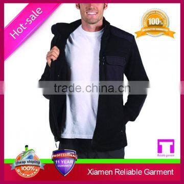 2015 Zip Style Winter Soft Sweater Knit Fleece Fabric Jackets for Men Sport Wear photo-2