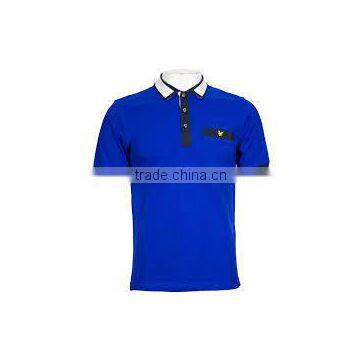 Promotional High Quality 100% Cotton Blank Short Sleeve Pure Color Polo Shirts With Pockets photo-2