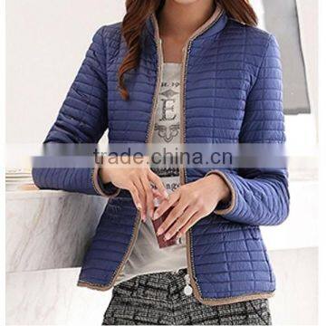2015 Hot Sell Lady Outdoor Thin Suit Style Cotton Jacket photo-2