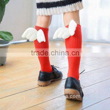 1-10Y Children Creative High Socks Manual Sewing Wings Socks Kids Boys Girls Socks Leg Warmers Children Clothing Accessory photo-3
