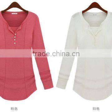 oem latest casual dresses for women,custom ladies long sleeve t-shirts