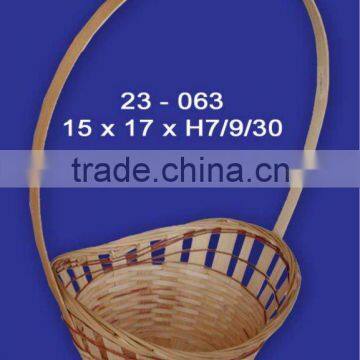 Bamboo flower basket