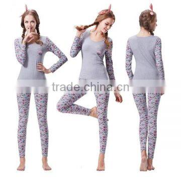 New Arrival Comfortable Young Girls Thick Thermal Underwear photo-3
