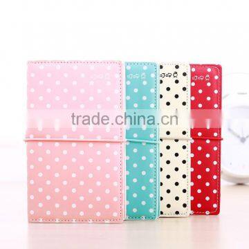 Faux Leather Cover Traveling Planner With Elastic Customizable Logo Person Diary Planner/organzier photo-4