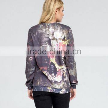 Unisex Autumn/winter Long Sleeve Crewneck Fleece Funny Couple Sweatshirt photo-2