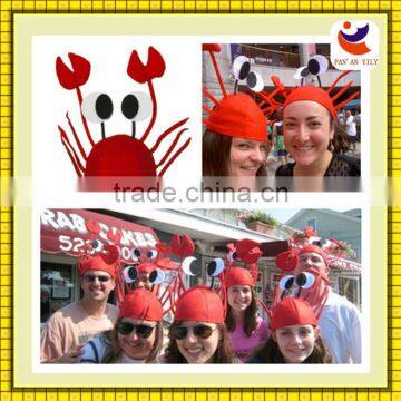 EN71 Novelty Hats Crab Hat Lovely Carnival Felt Funny Hat
