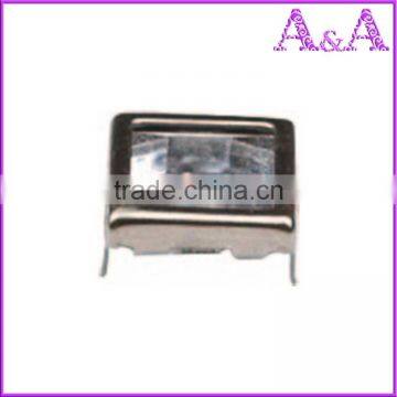 High Quality 100 Sets Silver Tone No Sew Open Ring Snap Press Fastener Metal Buttons photo-3