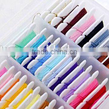 Plastic Cross Stitch Embroidery Sewing Craft Supplies Floss Bobbins /Cardboards photo-5