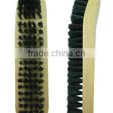 beech wooden handle bristle shoe brush