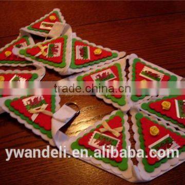 Handmade Unusual Welsh Bunting & Banner & Garland & Rugby Fathers Day Gift photo-3