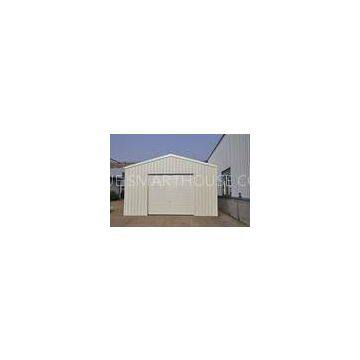 Industrial Prefabricated Metal Car Sheds / Car Parking Shed With Light Weight