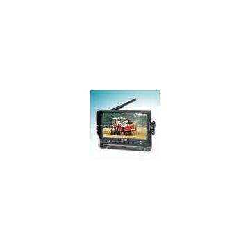 Wireless Digital Car Monitor With Built-in 2.4GHz Receiver and -87dB Reception Capability