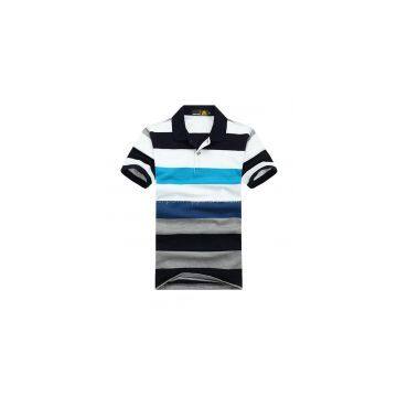 Man Striped Polo Shirt Design photo-2