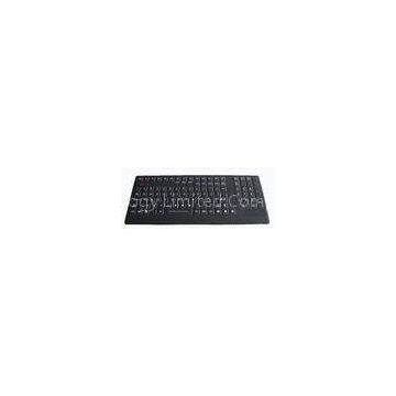 Silicone rubber P68 dynamic rated and ruggedized military grade keyboard with 106 key