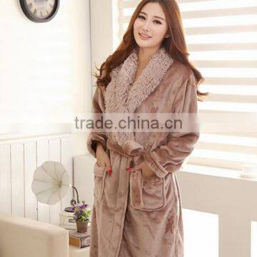 wholesale luxurious Hotel Fleece Robe