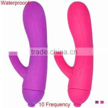 Waterproof 10 Frequency Vibrator Sex Toy Women Adult 14.5 cm