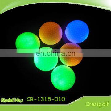 Bulk LED golf balls Blowing Flash Golf Balls with Logo Design