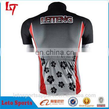 team women cycling clothing OEM service women rose sublimation printing cycling jerseys New design women cycling jerseys