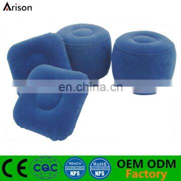 Customized Inflatable Flocking Round Square Booster Cushion for Outdoor Furniture