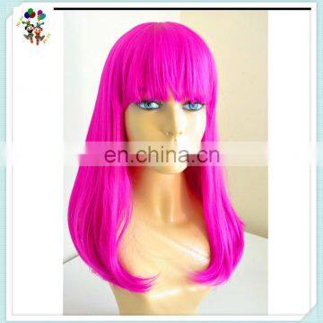 Adult Womens Red White Devil Angel Halloween Party Synthetic Wigs HPC-0075