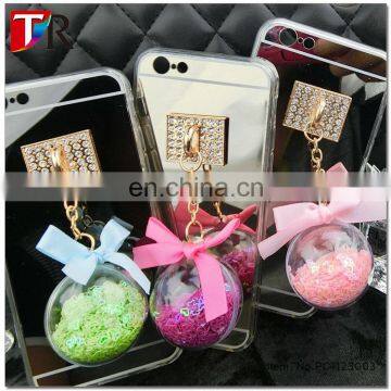 2016 New Fashionable Magic Crystal Ball Pendant Phone Case For Cell Pone