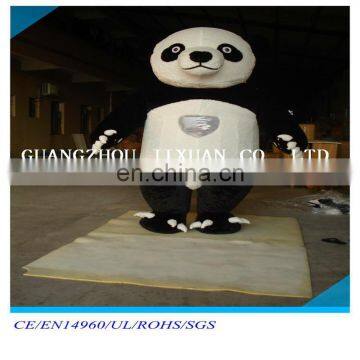 panda bear fur costumes ,adult panda costume,kungfu panda costume