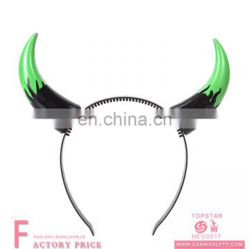 Maleficent devils ears green horn headband party maleficent headpiece