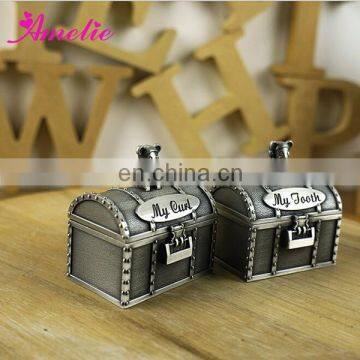 A6B55CP Wholesale Ancients Color Metal Pirate Design Baby Sweet Box