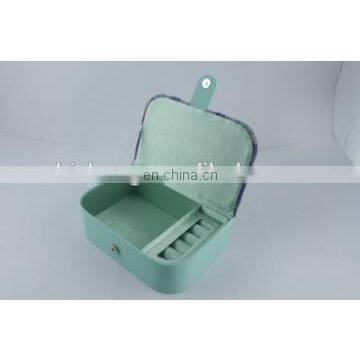 Turquoise personality jewelry box with mirror