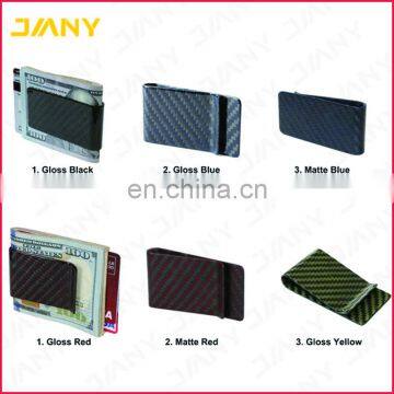 100% Genuine Wallet Credit Card Holder Real Carbon Fiber Money Clip