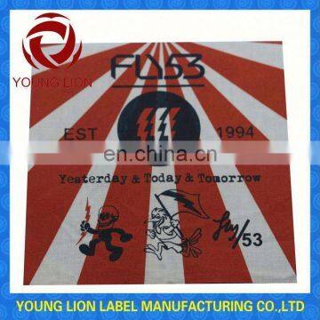 hot sell garment labels printed clothing labels