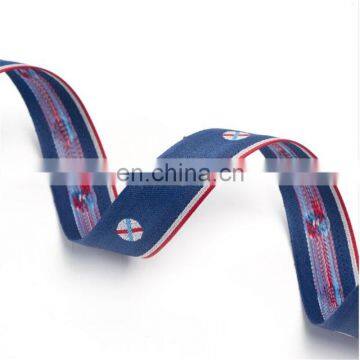 High Tenacity Custom Logo Jacquard Elastic Rubber Tape For Underwear