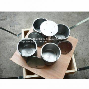 Supply ASTM B386-91 Molybdenum curcible/slot with various dimensions