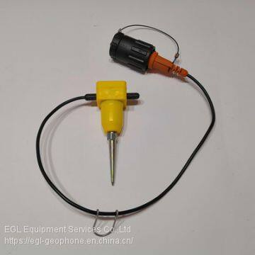 Single Geophone 10Hz Vertical With KCK Screw Fit Male Connector
