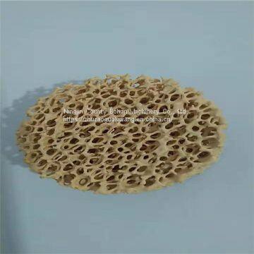 Brass Filter Screen High Silica Glass Fiber Ceramic Filter Screen photo-3