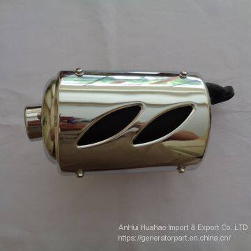 High Quality 2KVA 168F Generator Muffler Motorcycle Type Spare Parts