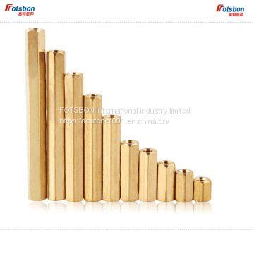 M2-M4 Double Pass Hexagonal Copper Column Nuts Combination Brass Nut Female Hex Spacing Threaded Pillars Truss Standoff PCB Spacer photo-2