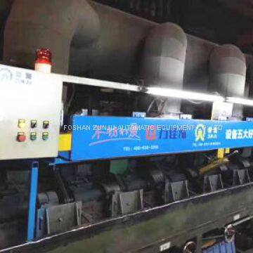 Automatic waxing machine for polished round pipe stainless steel pipe
