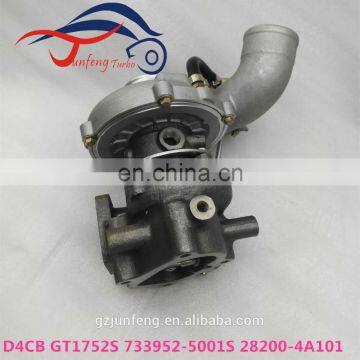 D4CB Engine Turbo GT1752S 733952-5001S 28200-4A101 Turbocharger for Kia Sorento, Hyundai photo-3