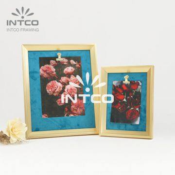 INTCO Gold Table Photo Frame with Metal Clip 5×7 11×14 Inch