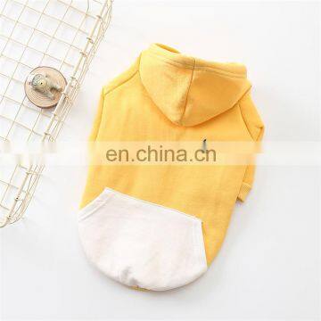 Factory Wholesale Fashion Casual Solid Color Autumn Designer Dog Hooded Sweater Pet Clothes photo-6