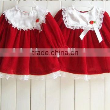 Wholesale new red cute children baby boutique costume soft fabric children fall winter clothes