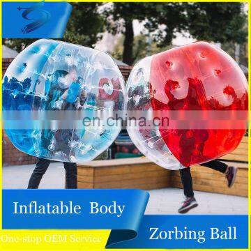 Cheap TPU Football Zorb Ball Belly Inflatable Sumo Bumper Ball Large Adult Body Human Kids Bubble Soccer Ball For Sale photo-3