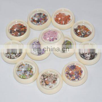 2020 Popular 3D Adhesive Halloween Nail Art Decoration Nail Decals Nail Sticker