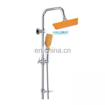 Wall Mount Stainless Steel Shower Set Rainfall Spray