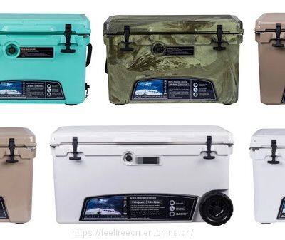 Custom Logo Hiking Fishing Camping Hard Cooler Beer Ice Cooler Box hard cooler